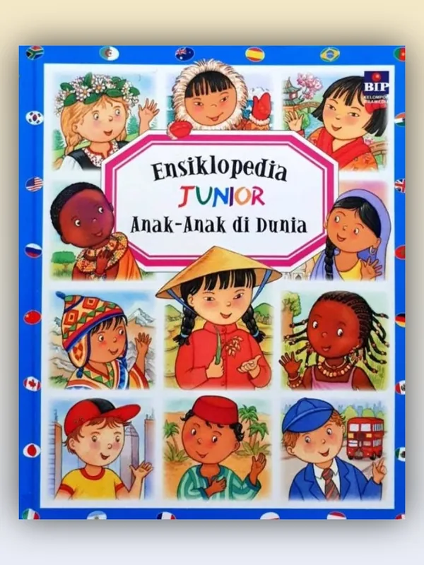 Sampul Ensiklopedia Junior : Anak-anak di Dunia
