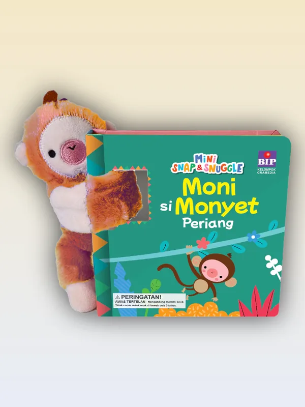 Sampul Mini Snap & Snuggle: Moni Si Monyet Periang