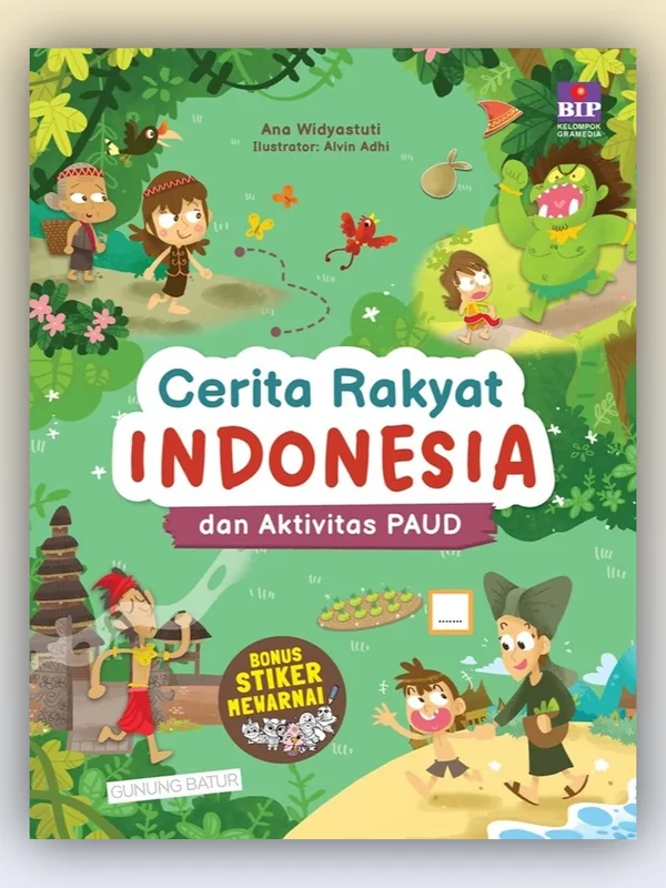Sampul Cerita Rakyat Indonesia & Aktivitas PAUD