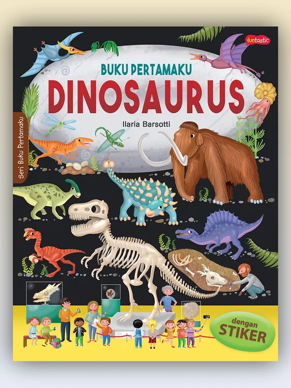 Sampul Buku Pertamaku: Dinosaurus