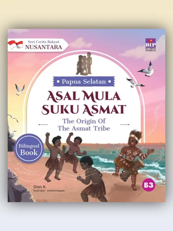 Sampul Seri Cerita Rakyat Nusantara Papua Selatan: Asal Mula Suku Asmat