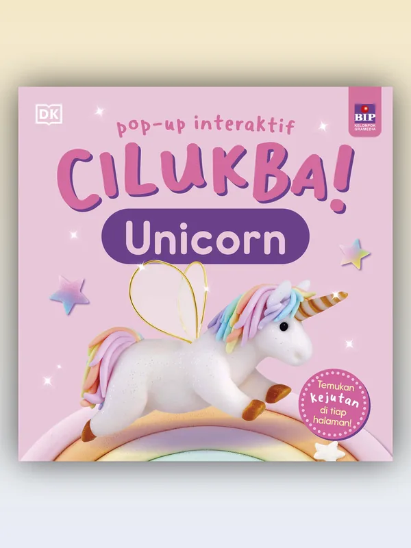 Sampul Pop-Up Interaktif Cilukba!: Unicorn