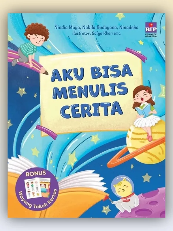 Sampul Buku Aktivitas Aku Bisa Menulis Cerita