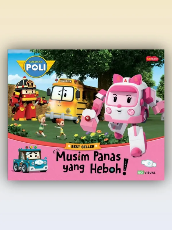 Sampul Robocar Poli - Musim Panas yang Heboh!