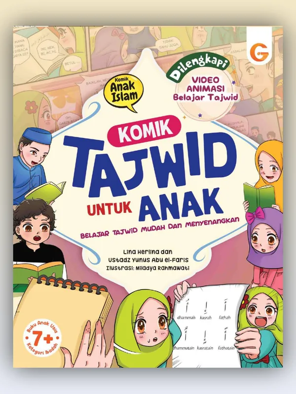 Sampul Komik Tajwid untuk Anak