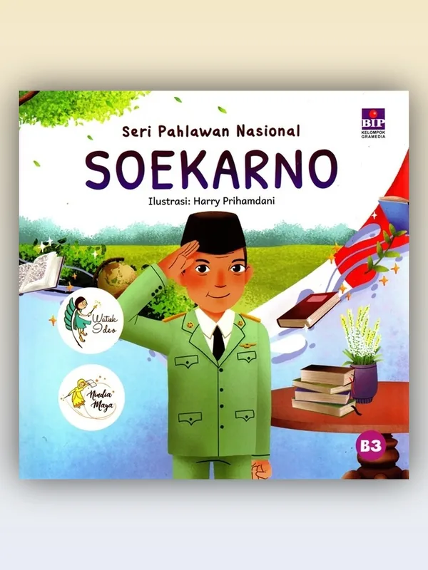 Sampul Seri Pahlawan Nasional: Soekarno