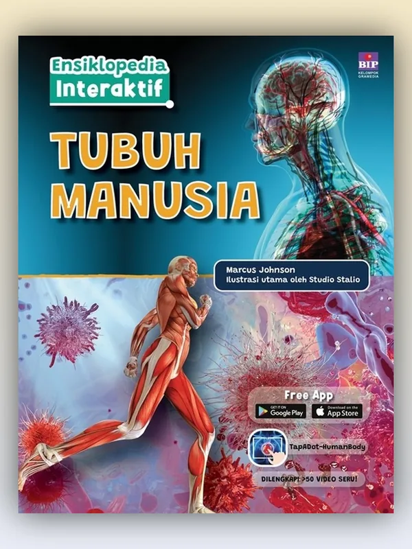 Sampul Ensiklopedia Interaktif: Tubuh Manusia