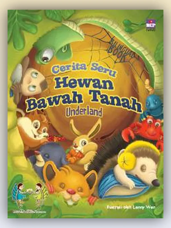 Sampul Cerita Seru Hewan Bawah Tanah