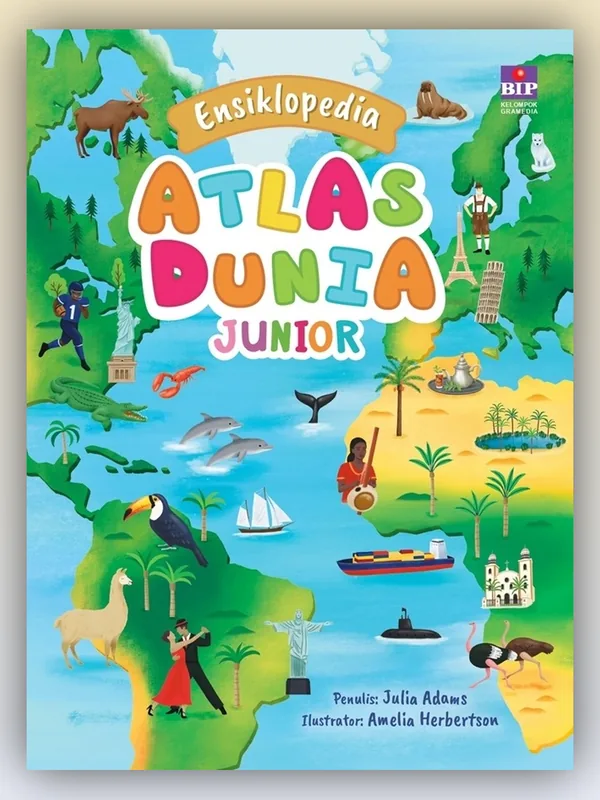 Sampul Ensiklopedia Atlas Dunia Junior