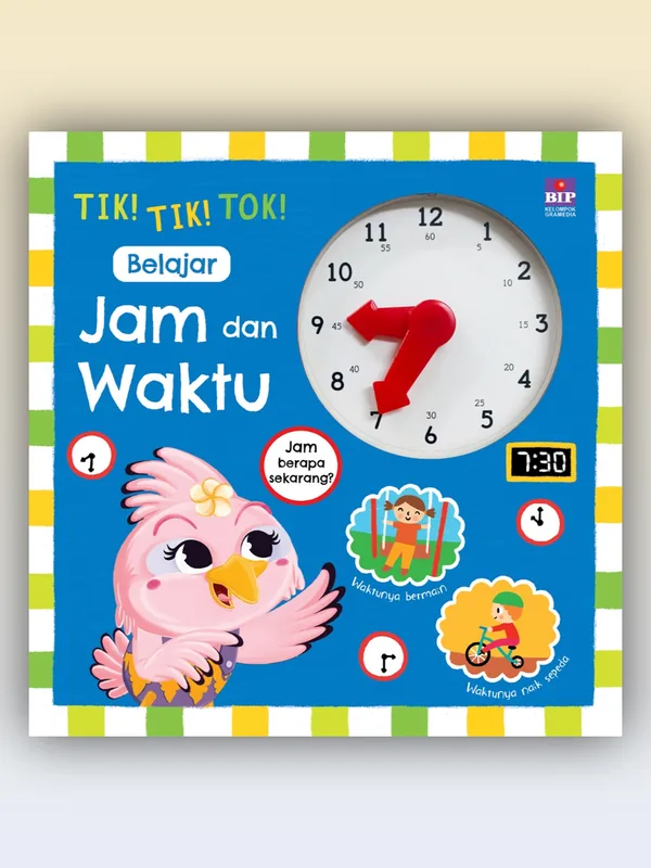 Sampul Ce Tik Tik Tok Belajar Jam dan Waktu
