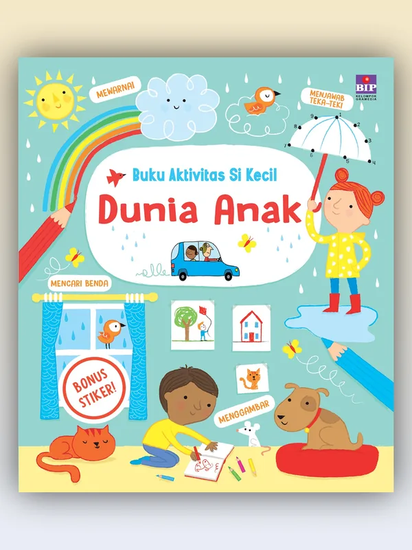 Sampul Buku Aktivitas Si Kecil: Dunia Anak