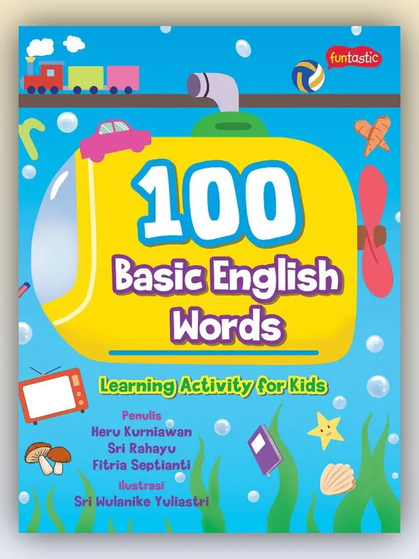 Sampul 100 Basic English Words - Learning Activity for Kids