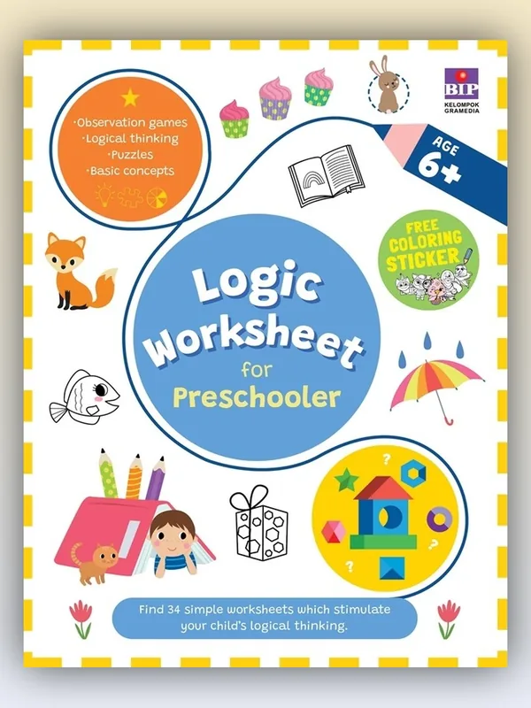 Sampul Logic Worksheet for Preschooler 6+