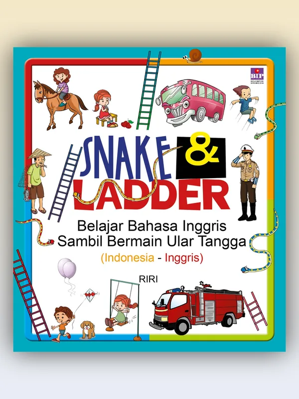Sampul Snake and Ladder: Belajar Bahasa Inggris Sambil Bermain Ular Tangga