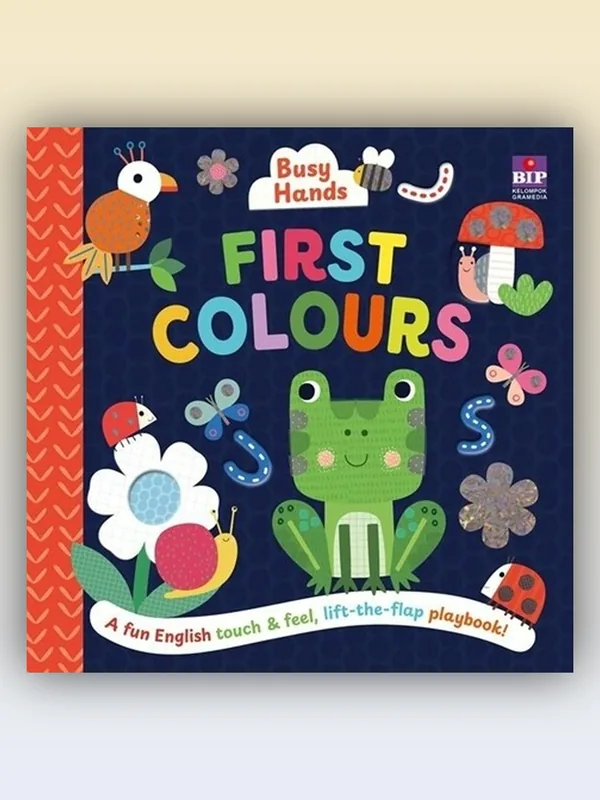 Sampul Busy Hands: First Colours