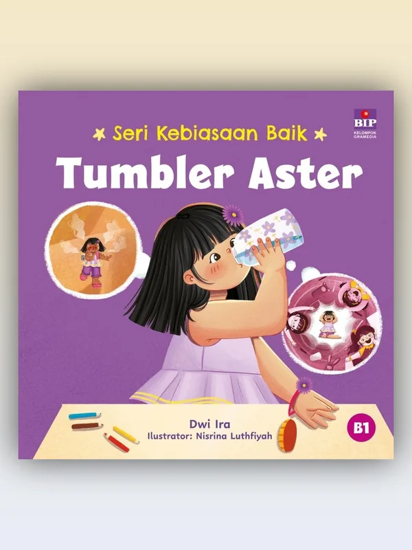 Sampul Seri Kebiasaan Baik: Tumbler Aster