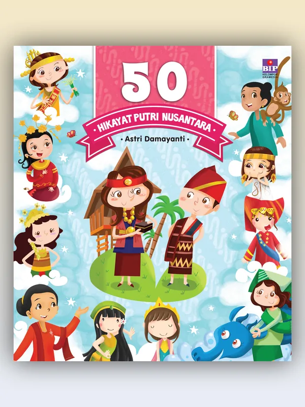 Sampul 50 Hikayat Putri Nusantara