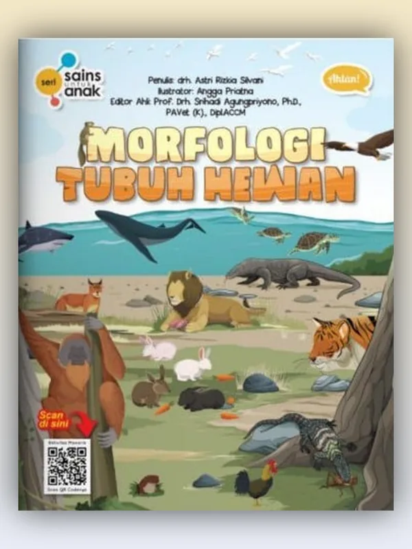 Sampul Seri Sains Anak: Morfologi Tubuh Hewan