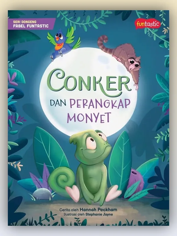 Sampul Seri Dongeng Fabel Funtastic - Conker dan Perangkap Monyet
