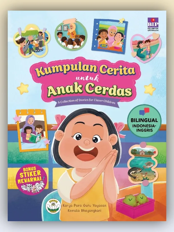 Sampul Kumpulan Cerita untuk Anak Cerdas