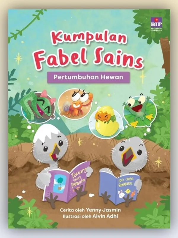 Sampul Buku Kumpulan Fabel Sains: Pertumbuhan Hewan
