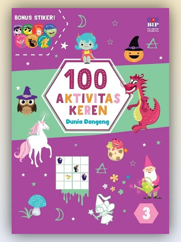 Sampul Seri 100 Aktivitas Keren: Dunia Dongeng