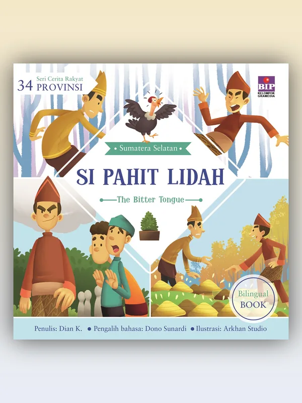 Sampul Seri Cerita Rakyat 34 Provinsi: Si Pahit Lidah