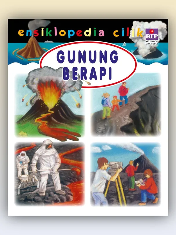 Sampul Seri Ensiklopedia Cilik: Gunung Berapi