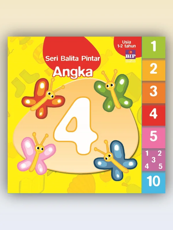 Sampul Seri Balita Pintar: Angka