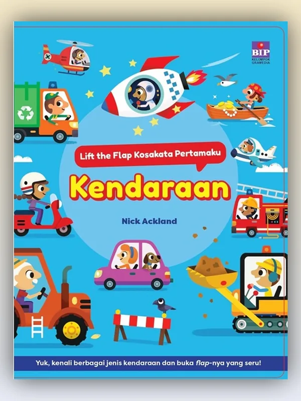 Sampul Lift the Flap Kosakata Pertamaku: Kendaraan