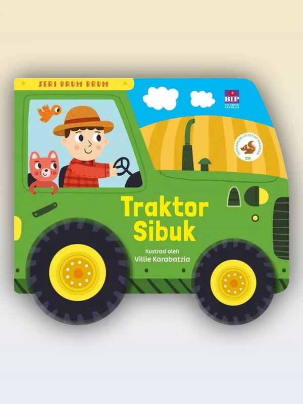 Sampul Seri Brum Brum: Traktor Sibuk