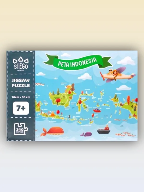 Sampul Puzzle Peta Indonesia
