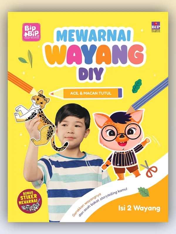 Sampul Aktivitas Wayang Bip Bip & Sahabat Nusantara: Acil dan Macan Tutul Jawa