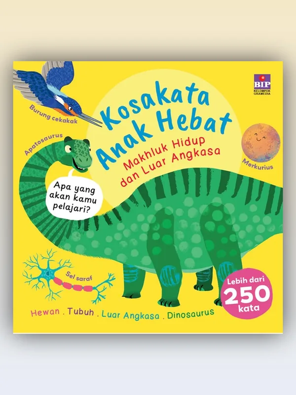 Sampul Kosakata Anak Hebat: Makhluk Hidup dan Luar Angkasa
