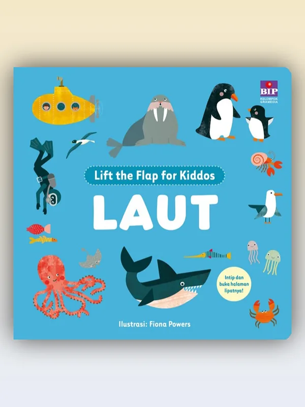 Sampul Lift the Flap for Kiddos: Laut
