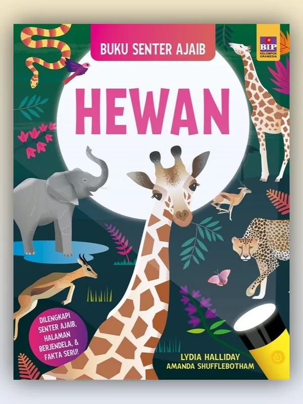 Sampul Buku Senter Ajaib: Hewan