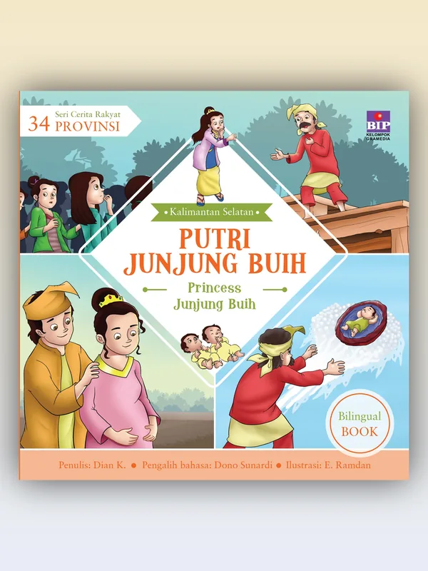 Sampul Seri Cerita Rakyat 34 Provinsi: Putri Junjung Buih