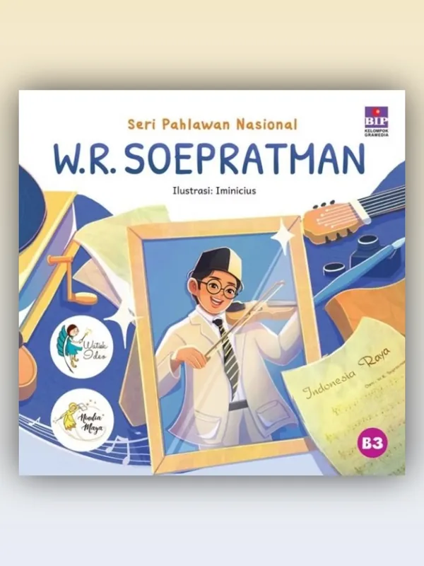 Sampul Seri Pahlawan Nasional: WR Soepratman