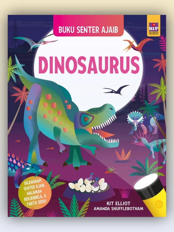 Sampul Buku Senter Ajaib: Dinosaurus