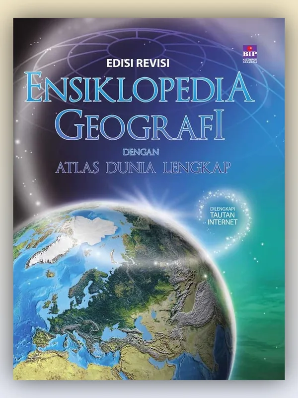 Sampul Ensiklopedia Geografi dengan Atlas Dunia Lengkap