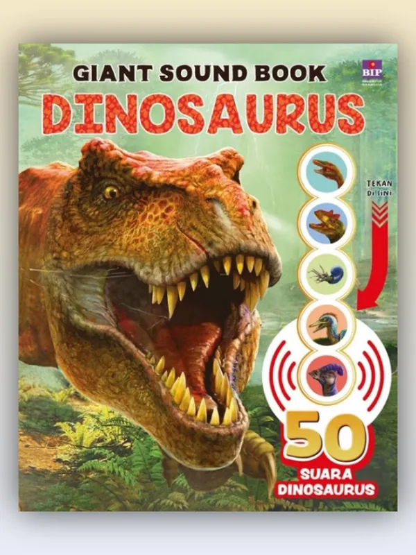 Sampul Giant Sound Book: Dinosaurus