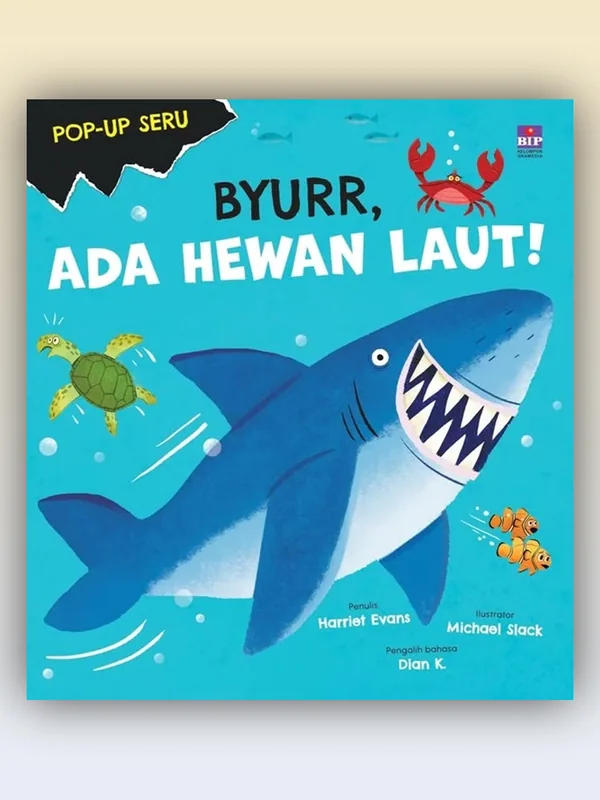 Sampul Pop-Up Seru: Byurr, Ada Hewan Laut!