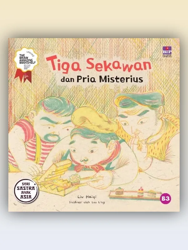 Sampul Tiga Sekawan dan Pria Misterius