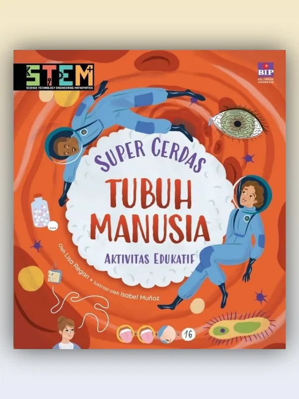 Sampul Super Cerdas Aktivitas Edukatif: Tubuh Manusia