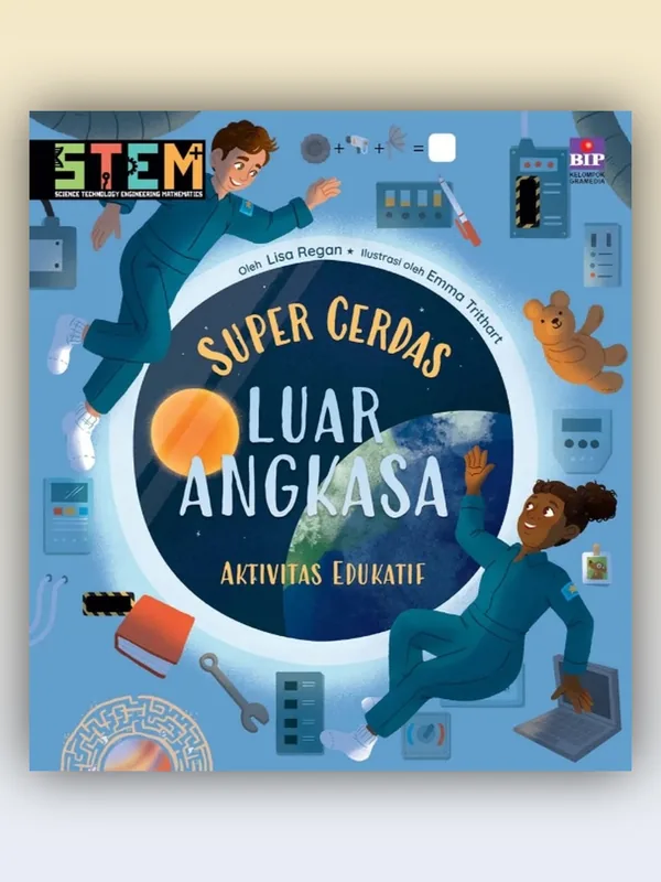 Sampul Super Cerdas Aktivitas Edukatif: Luar Angkasa