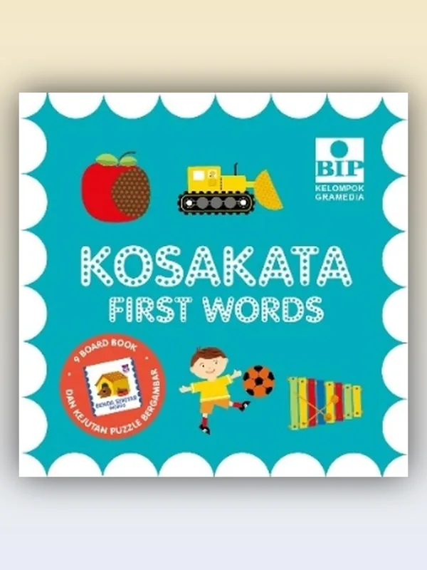 Sampul Baby Book Tower: Kosakata (First Words)