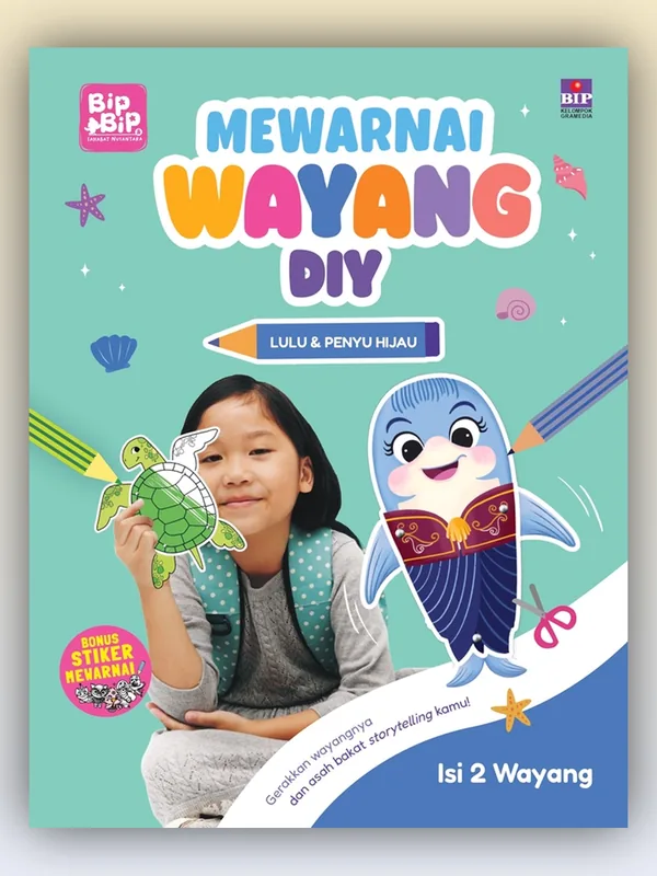 Sampul Aktivitas Wayang Bip Bip & Sahabat Nusantara: Lulu dan Penyu Hijau