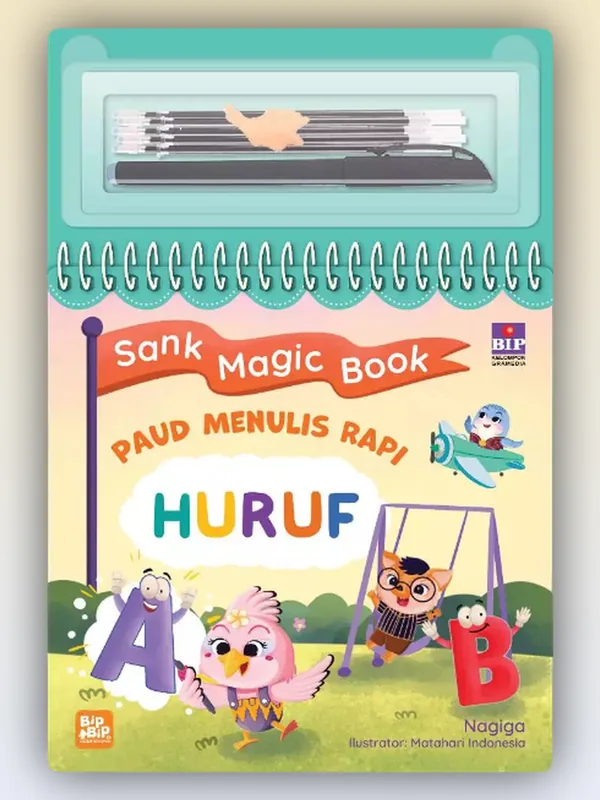 Sampul Sank Magic Book: PAUD Menulis Rapi Huruf