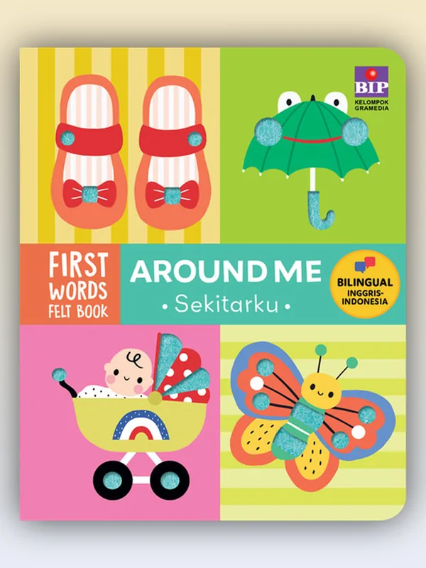 Sampul First Words Felt Book: Around Me (Sekitarku)