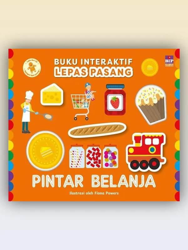 Sampul Buku Interaktif Lepas Pasang: Pintar Belanja